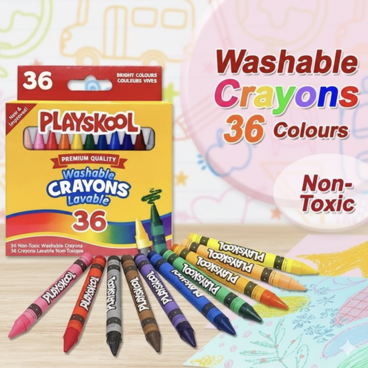 36 Pcs Washable Cryons