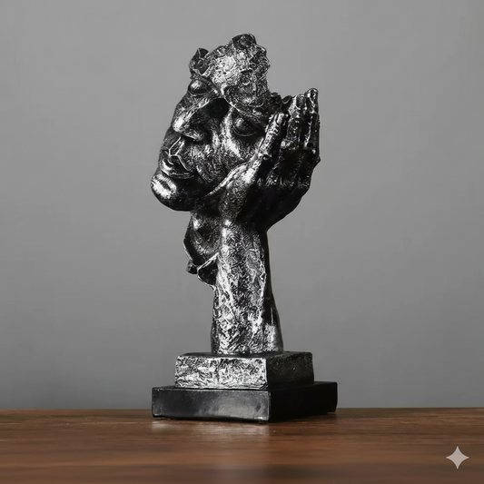 Silver Finish Statue