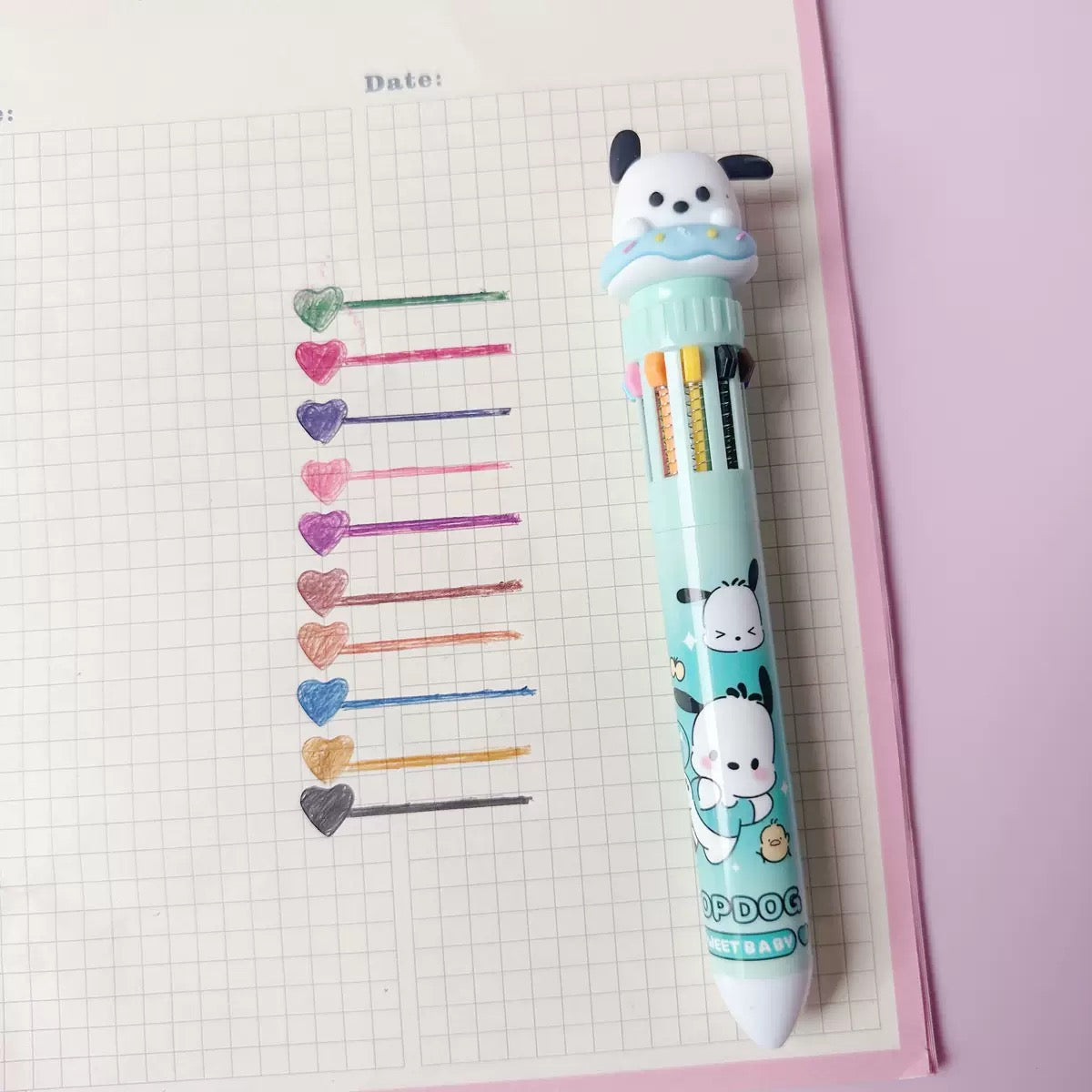 10 Colour Anime Pen