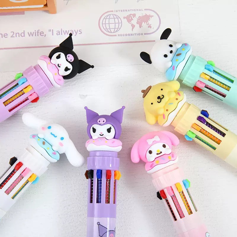 10 Colour Anime Pen