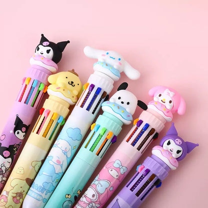 10 Colour Anime Pen