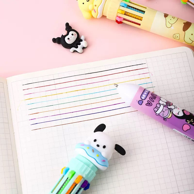 10 Colour Anime Pen