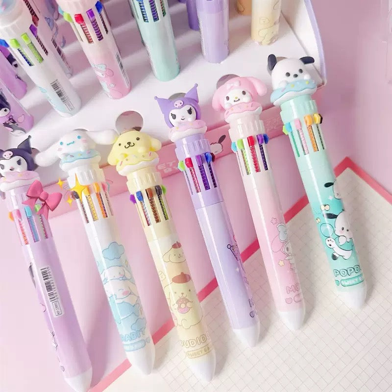 10 Colour Anime Pen