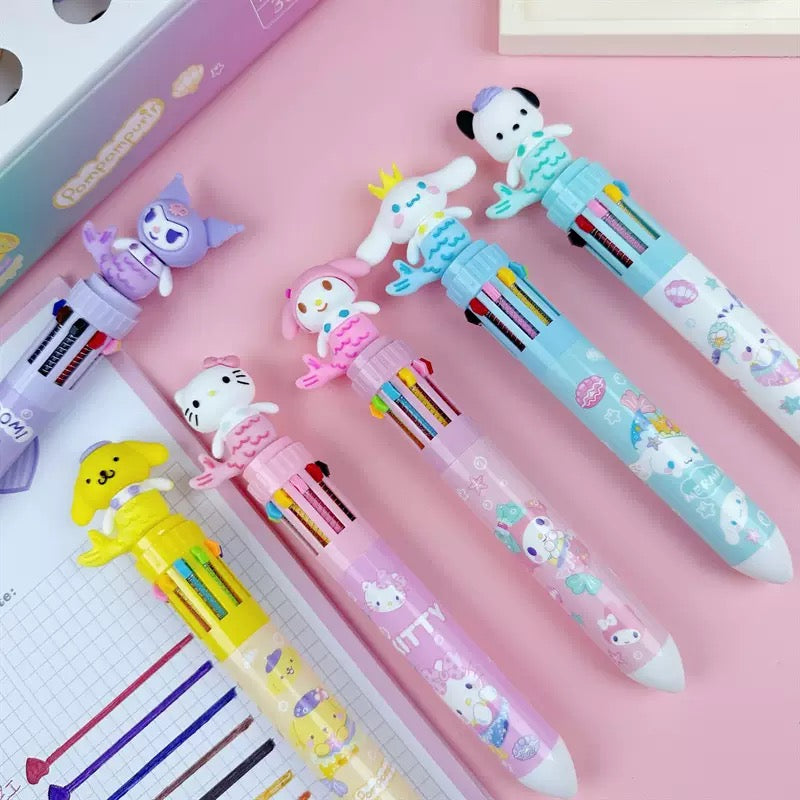 10 Colour Anime Pen