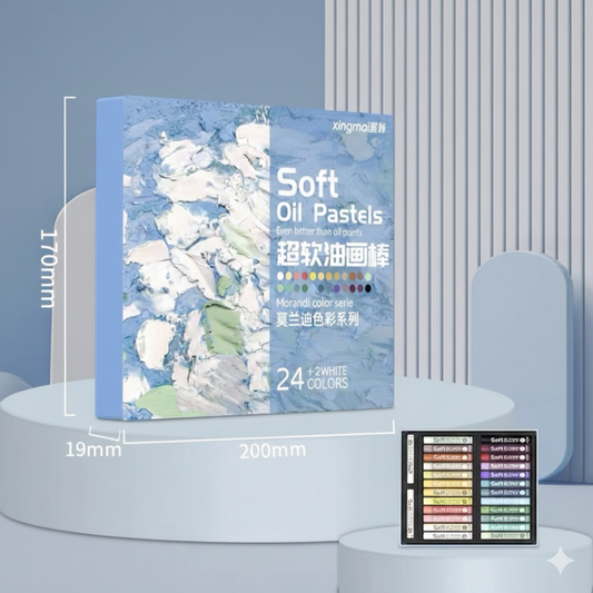 24 Pcs Oil Pastel