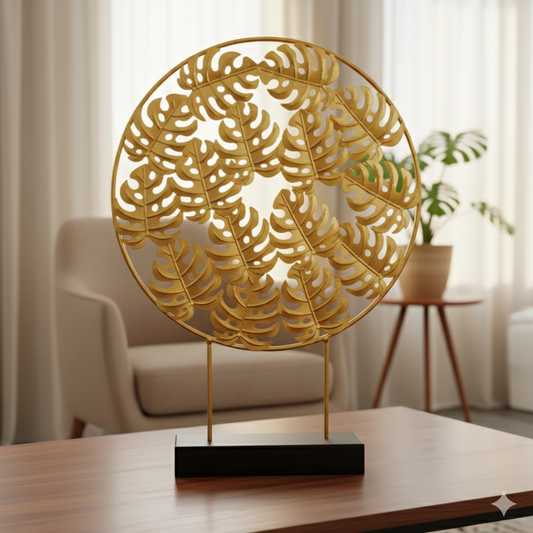 15 Leaf Metal Show Piece