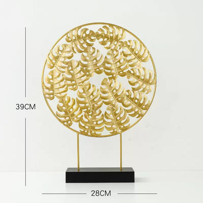 15 Leaf Metal Show Piece