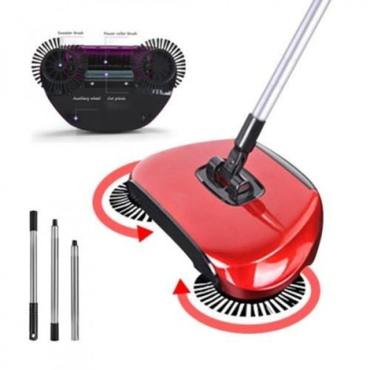 1329- 360 degree magic broom, room and office floor sweeper cleaner dust mop set, house hold push rotating sweeping broom.