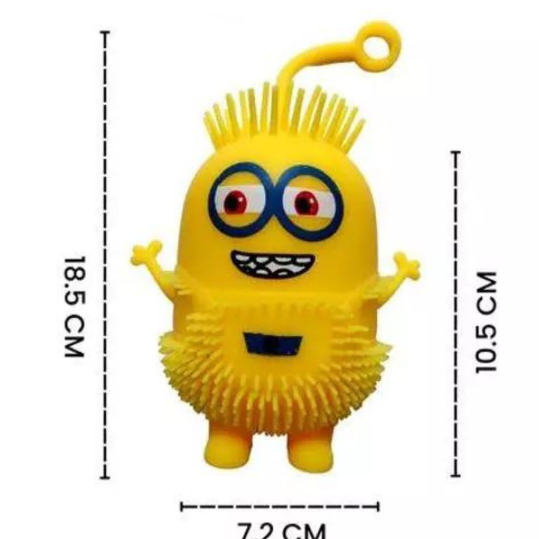 1420- Big Puffer Minion Soft Squeezable Stress Relief