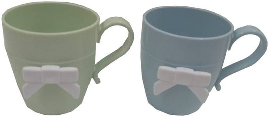 1316- Plastic cups with a unique Bow (pack of 1)