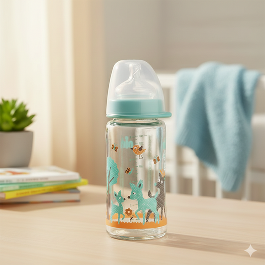 240 Ml Glass Feeding Bottle