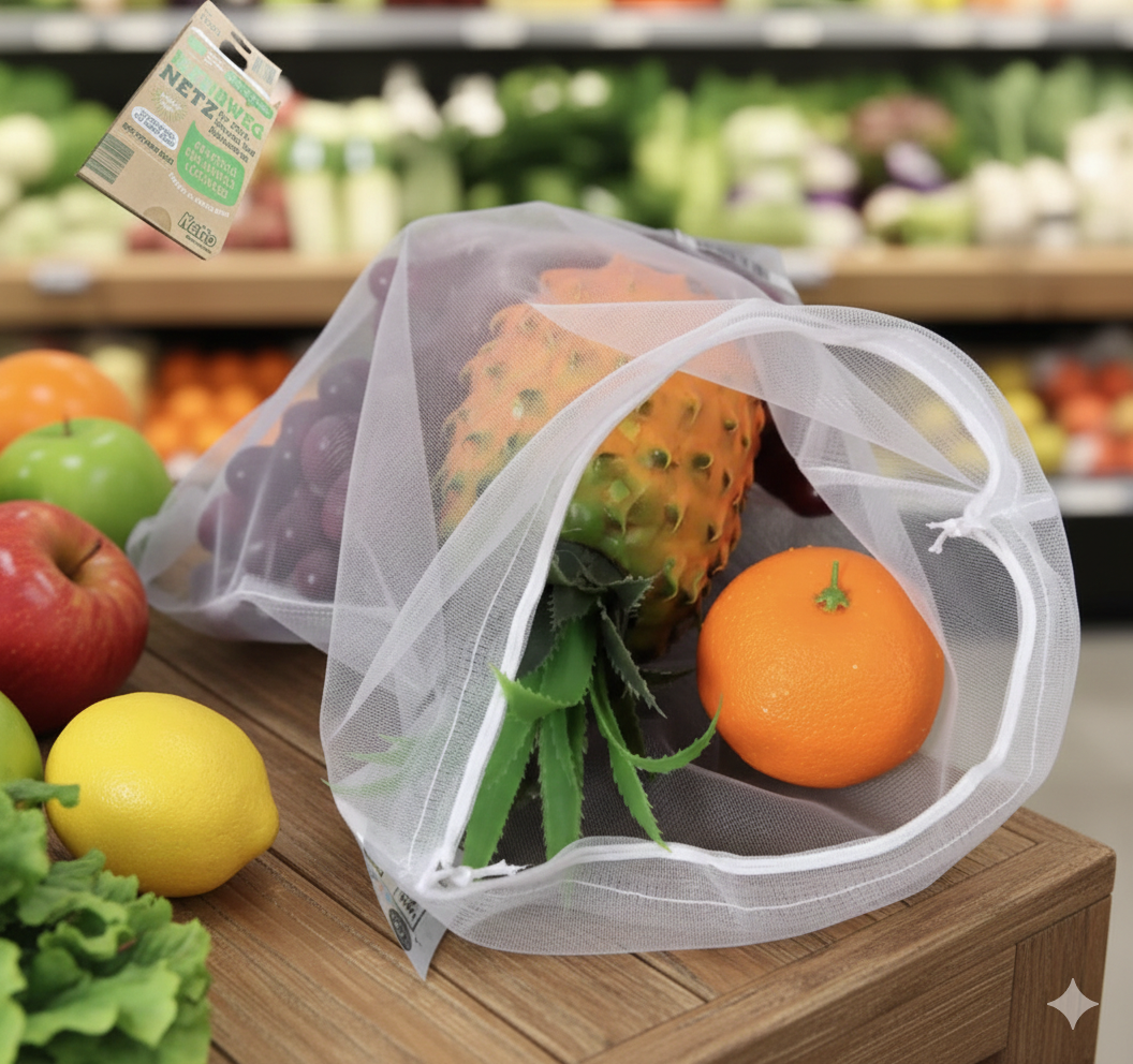 2 Pcs Mesh Bag