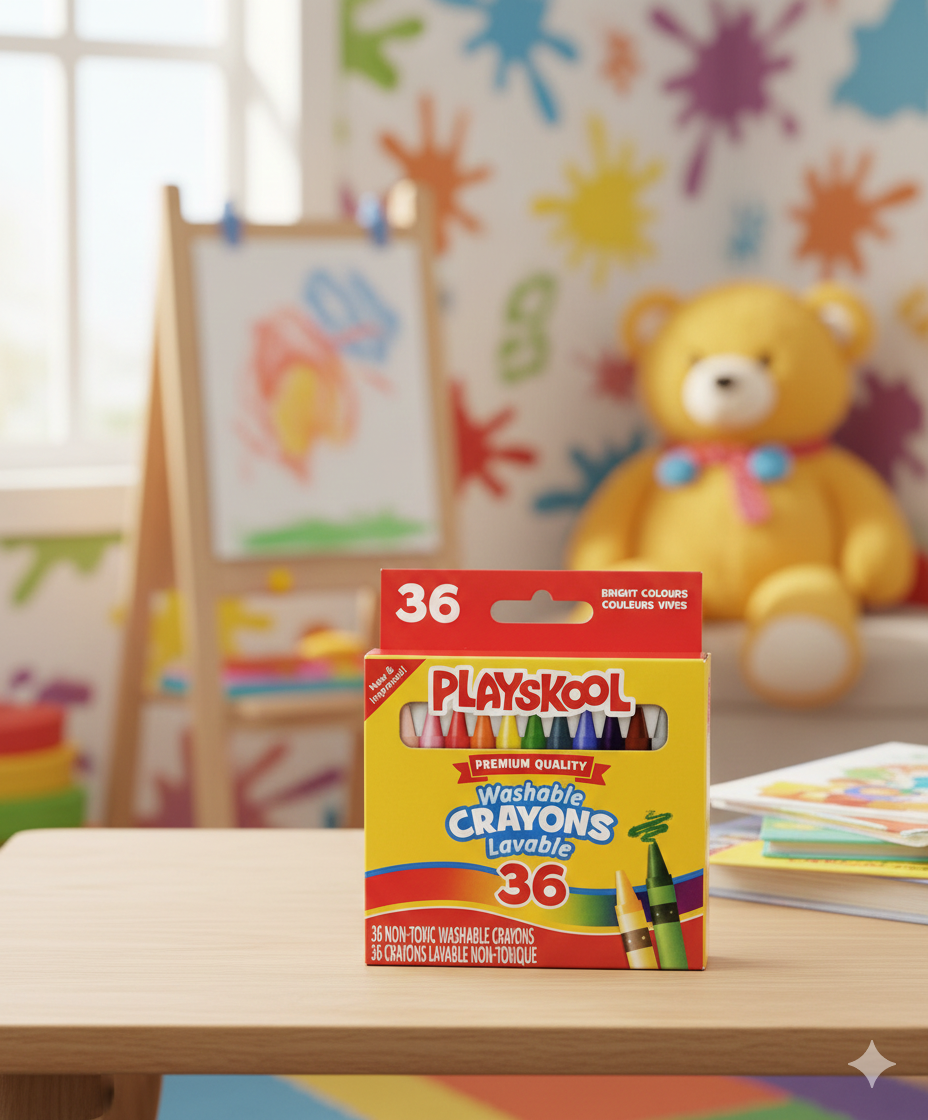 36 Pcs Washable Cryons
