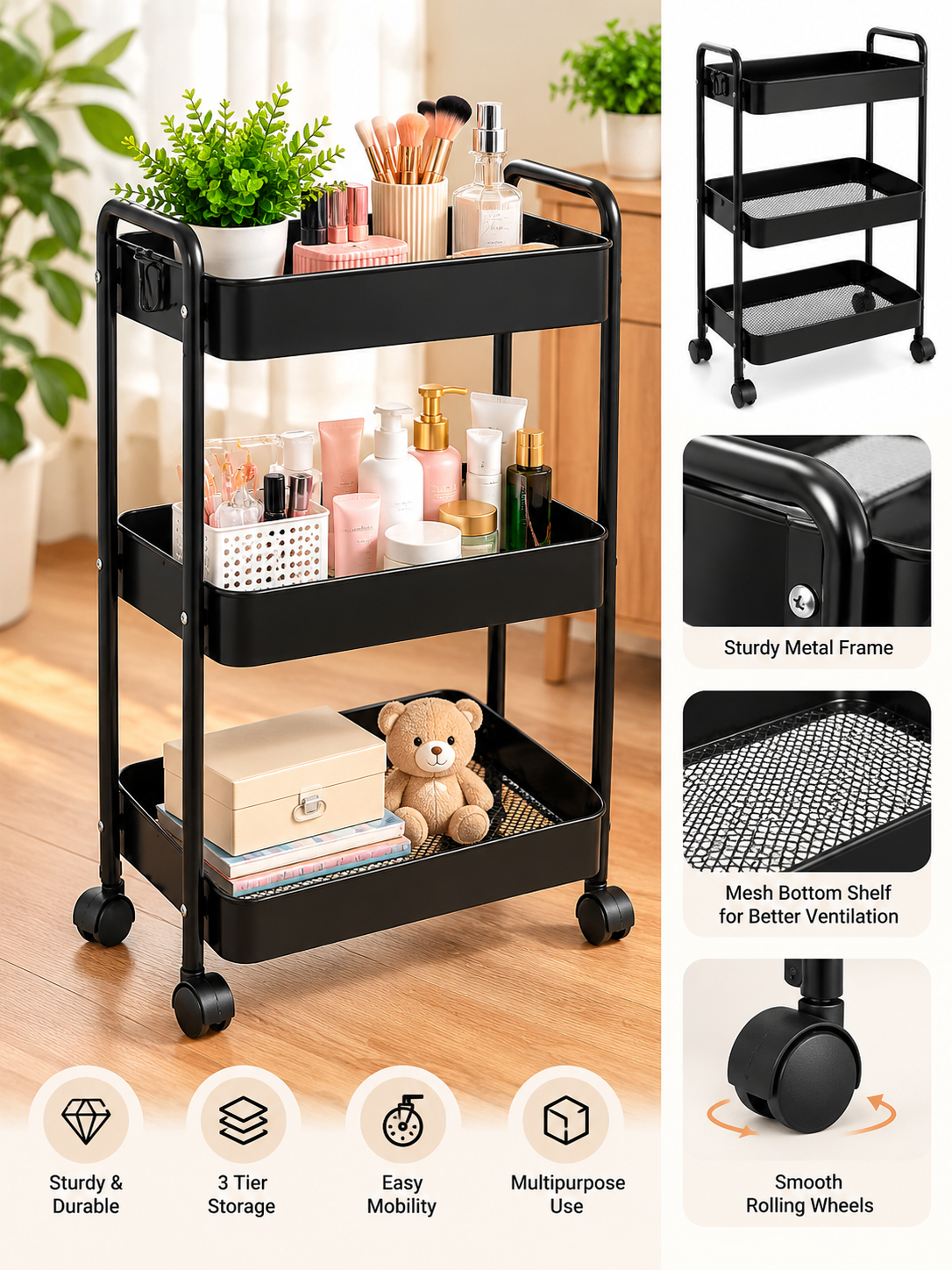 3 Layer Metal Organizer