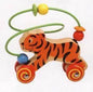 1003- Wooden Tiger toy with bents | Kids Safe Play