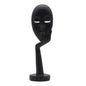 1189- Black face mask showpiece