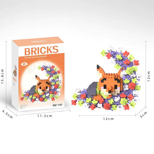 486 Pcs Fox Flower Puzzle