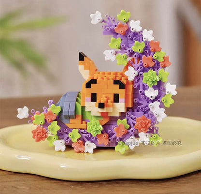 486 Pcs Fox Flower Puzzle