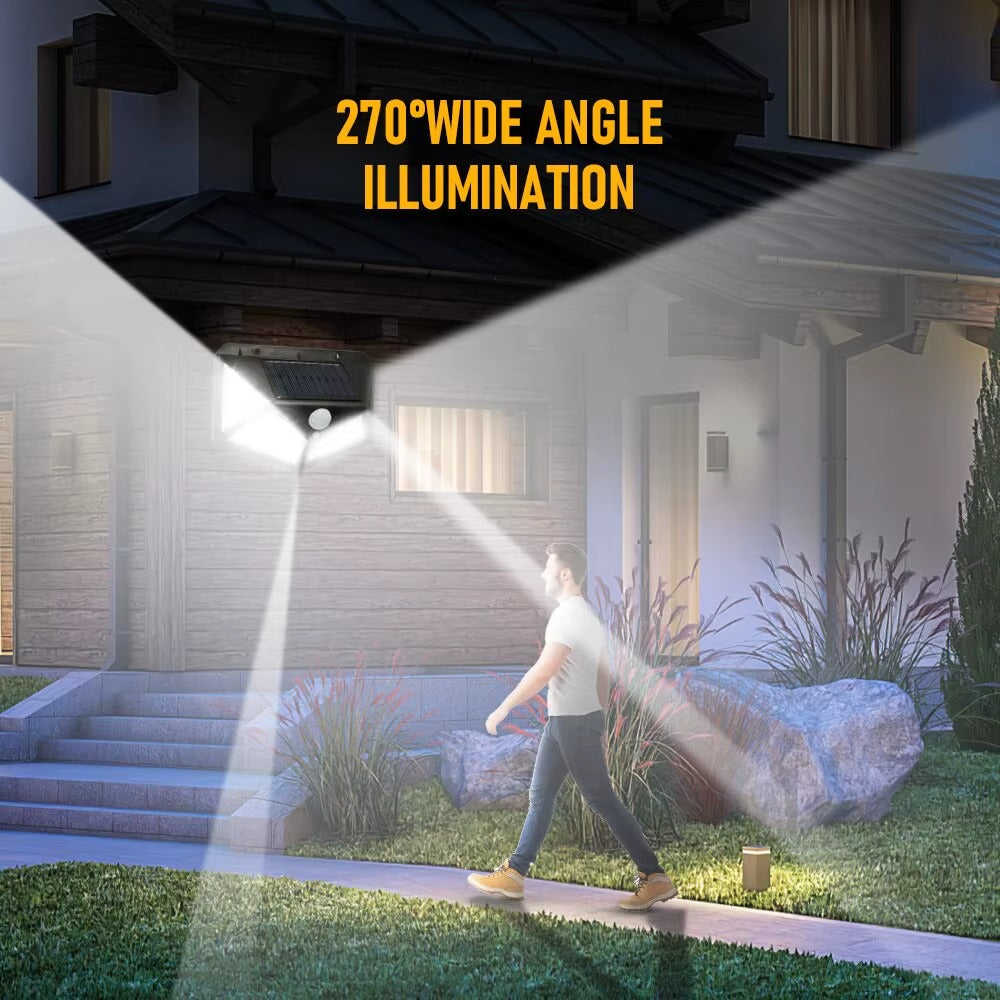 4 Face Solar Light