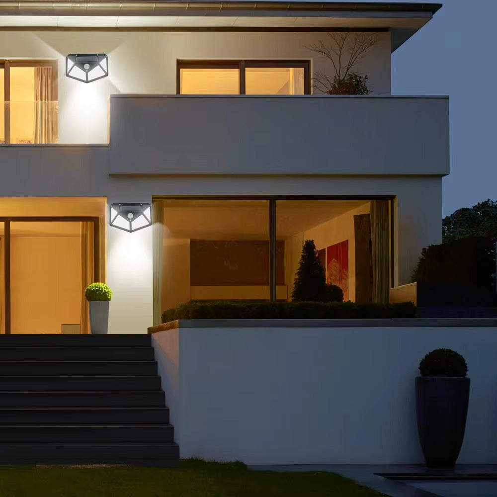 4 Face Solar Light