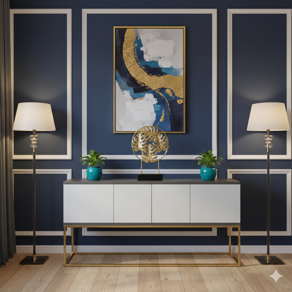 4 Leaf Metal Show Piece