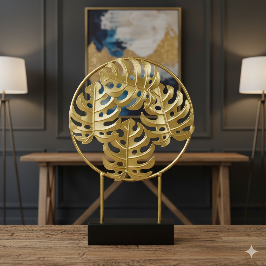 4 Leaf Metal Show Piece