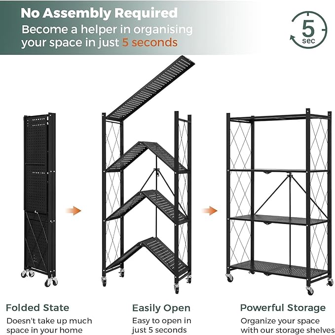 4 Layer Foldable Rack