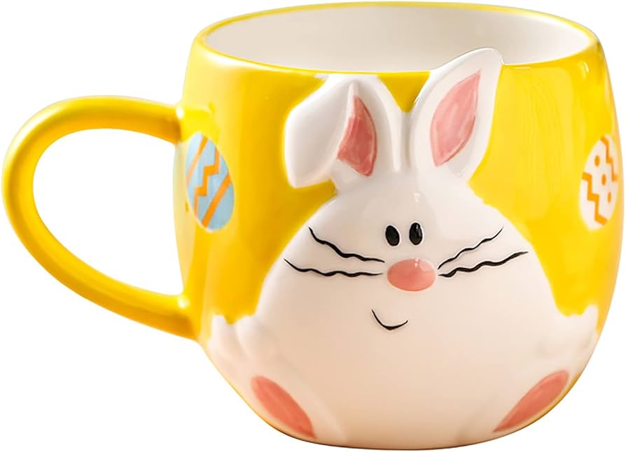 1709- Bunny cup with lid 250 ml