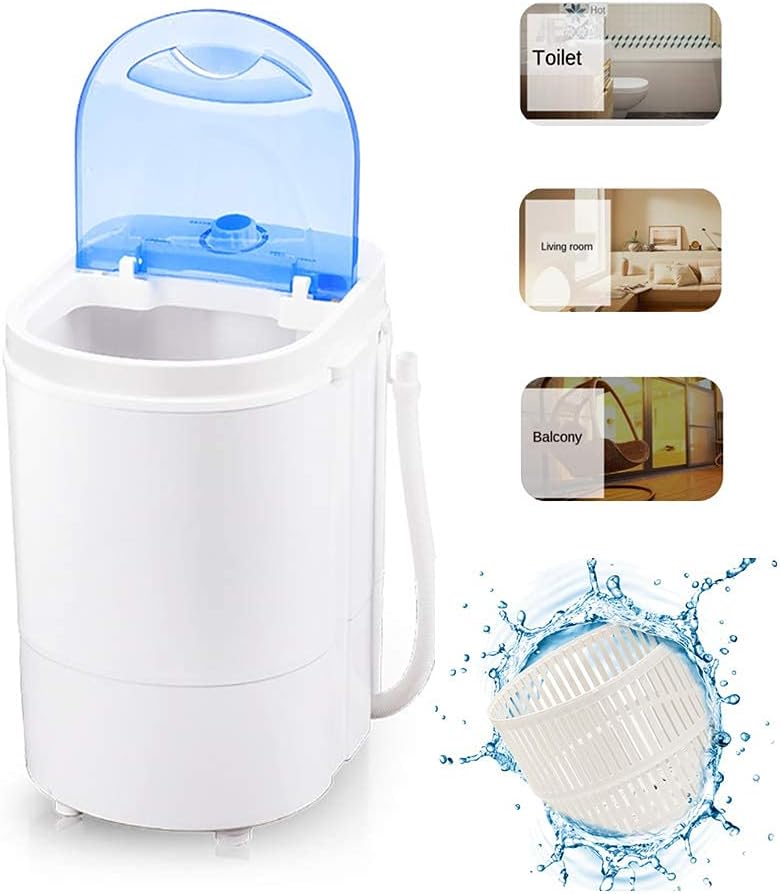 1263- Portable Mini Washing Machine Plastic 4.5kg