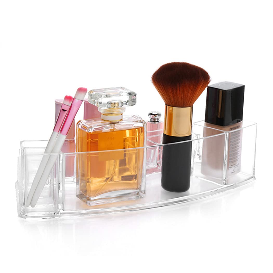 1314- Lipstick HolderCompartments Thickened Plastic Transparent Reusable Smooth Lip Gloss Holder