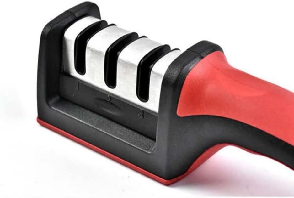 1008- Steel Kitchen Knife Sharpener 3 Stage Manual