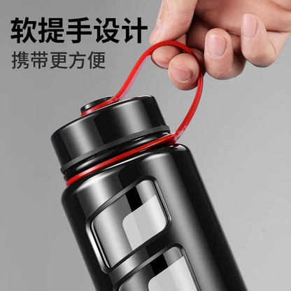 1300ml Glass Bottle With Plastic Protector