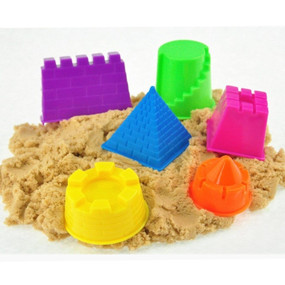 1391- 1 KG  Natural Kinetic Sand  with Moulds for Kids, Activity Toys for Kids