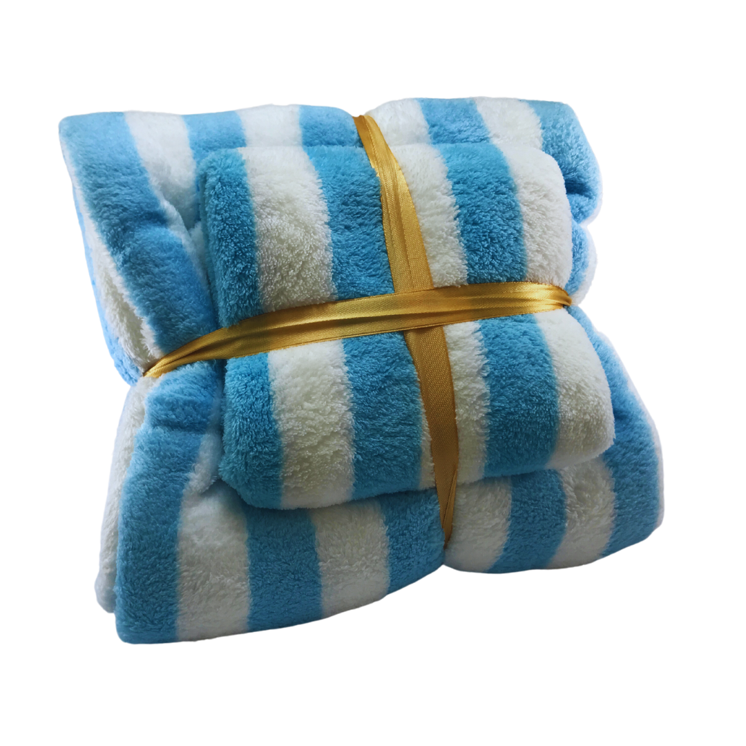 1035- Stripes bath towel Pack of 2