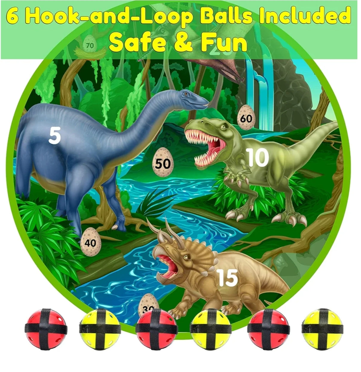 Dinosaur Dart Board