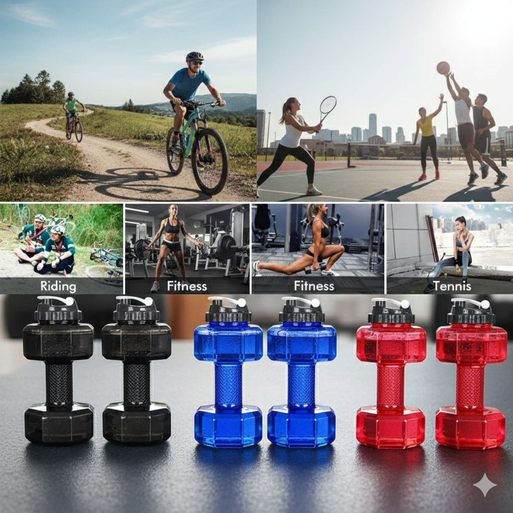 Dumbbell Water Bottle
