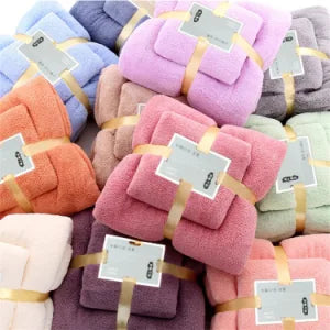 1034- Plain Bath Towel Soft & comfort Towel For Bath pack of 2