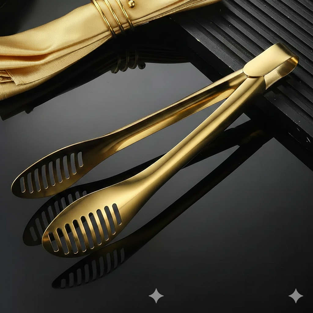 Gold Platted SS Tong
