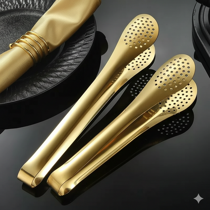 Gold Platted SS Tong