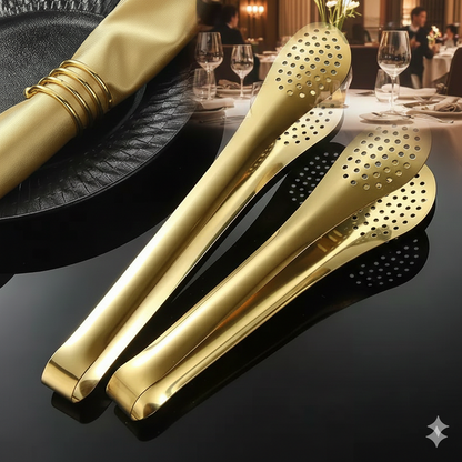 Gold Platted SS Tong