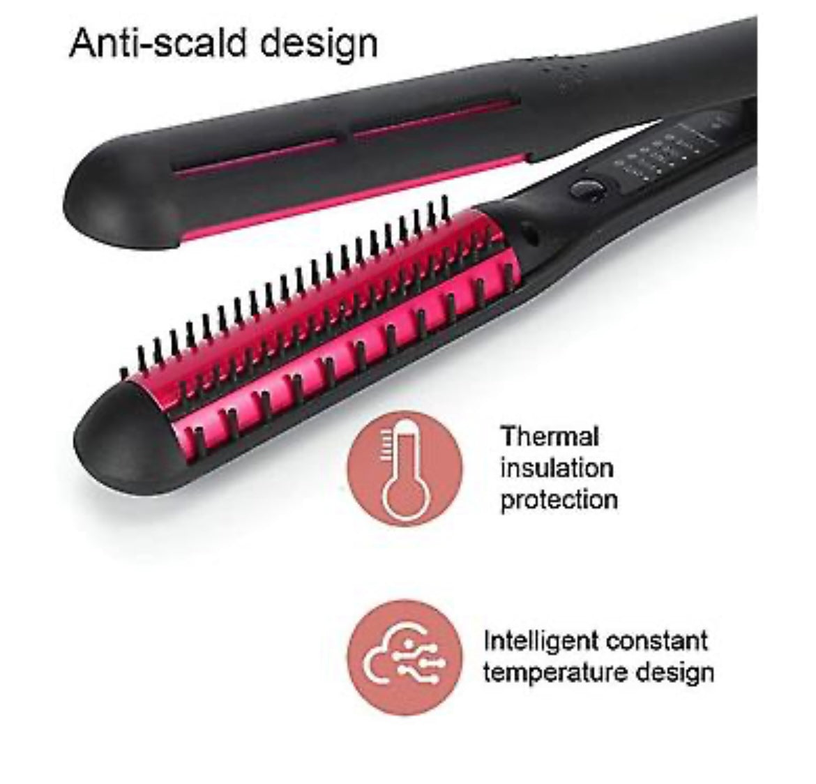 1724- Hair straightener comb