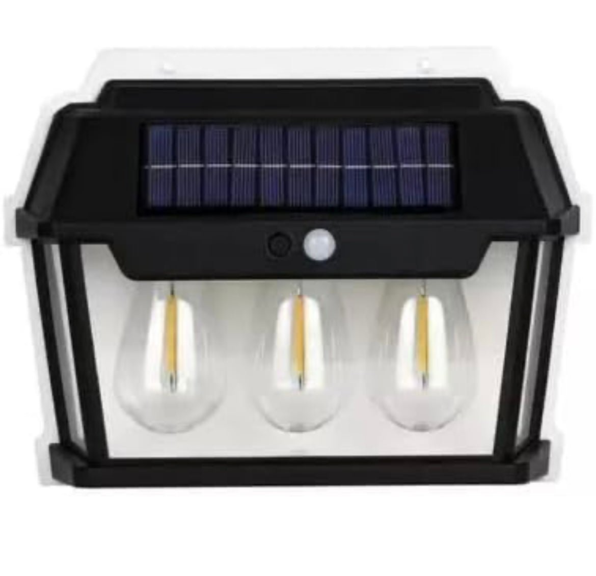 1640- 3 Bulb Solar Wall Light 3W Lithium Battery 1200MAH