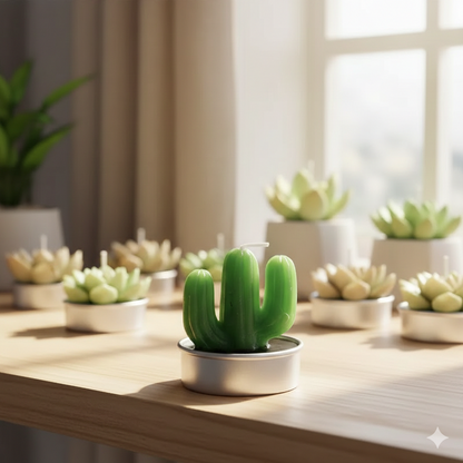 Mini Cactus Candle