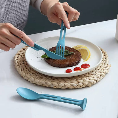 Plastic Spoon Fork Knife Set