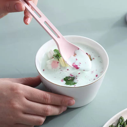 Plastic Spoon Fork Knife Set
