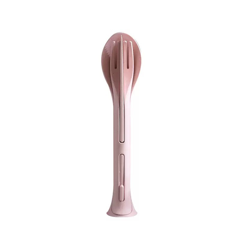 Plastic Spoon Fork Knife Set