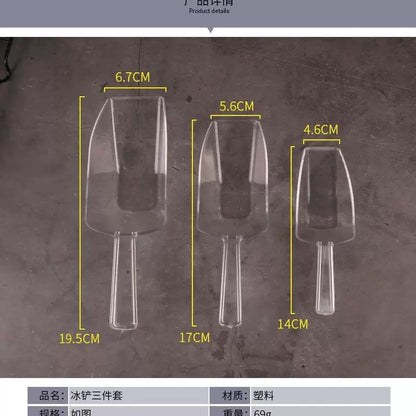 Set Of 3 Acrylic Measuring Spoon