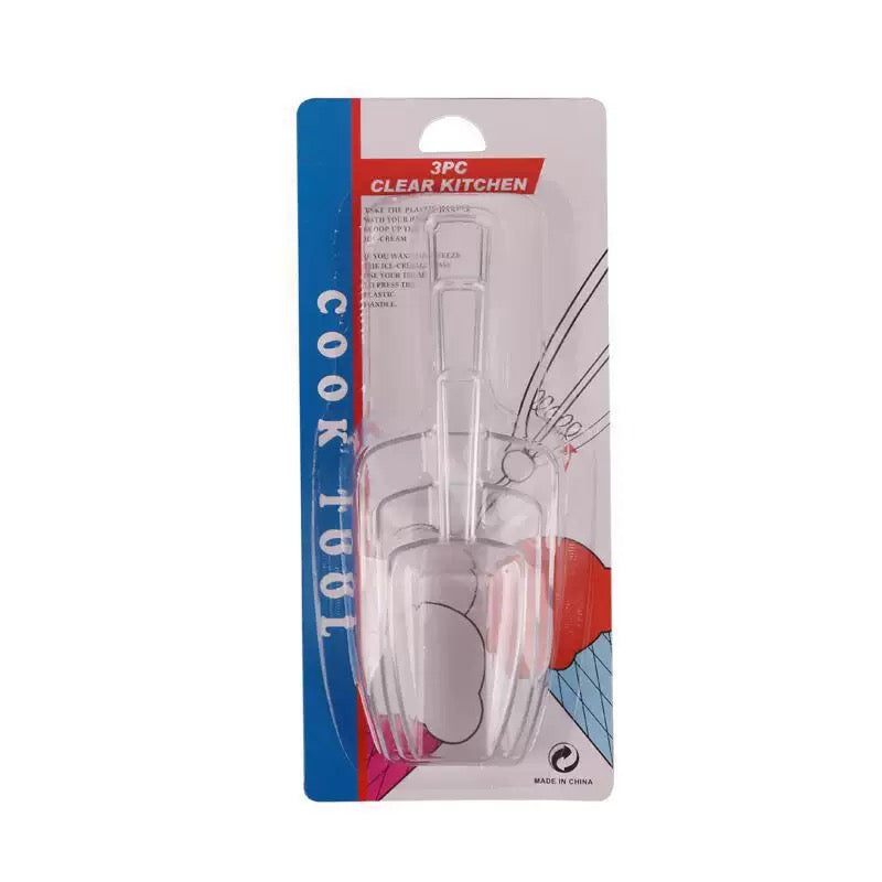 Set Of 3 Acrylic Measuring Spoon