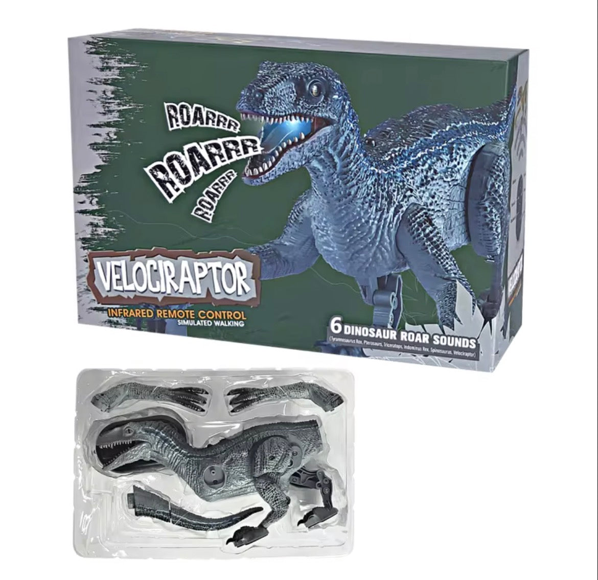 Velociraptor Dino With Remote