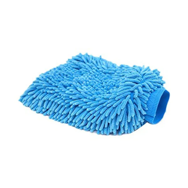 1031- Blue color Microfiber Multipurpose Cleaning Glove  Wet and Dry Disposable Glove